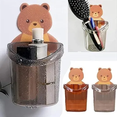 Cute Bear Toothbrush Holder Storage (1 Pc)